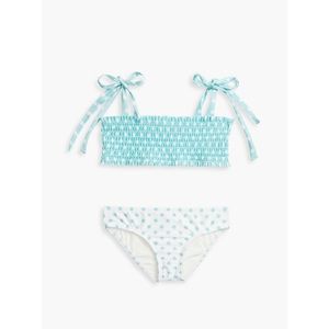 NEW - Zimmermann Kids Girls Kirra Shirred Bandeau Bikini
